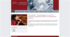 Desktop Screenshot of julia-goldstein.com